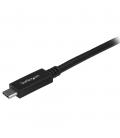 Cable usb tipo c startech 0.5m - macho - macho - negro