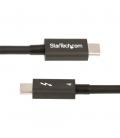Cable usb tipo c startech 0.5m - macho - macho - negro