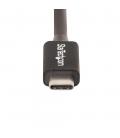Cable usb tipo c startech 0.5m - macho - macho - negro