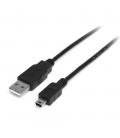 Cable usb tipo a a mini usb tipo b startech 0.5m - macho - macho - negro