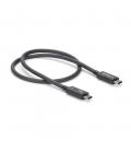 Cable usb tipo c startech 0.5m - macho - macho - negro