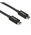 Cable usb tipo c startech 0.8m - macho - macho - negro