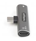 Adaptador audio y carga usb tipo c startech macho - hembra