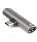 Adaptador audio y carga usb tipo c startech macho - hembra
