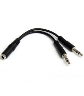 Cable mini jack 3.5mm startech macho - hembra - negro