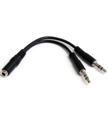 Cable mini jack 3.5mm startech macho - hembra - negro
