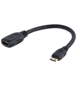 Cable mini hdmi a hdmi startech 0.125m - macho - hembra - negro