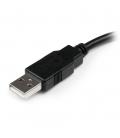 Cable usb tipo a startech 0.15m - macho - hembra - negro
