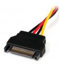 Adaptador molex lp4 a sata startech 0.15m - hembra - macho
