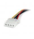 Adaptador molex lp4 a sata startech 0.15m - hembra - macho
