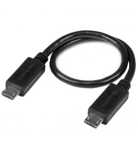 Cable micro usb startech 0.20m - macho - macho - negro