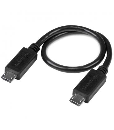 Cable micro usb startech 0.20m - macho - macho - negro