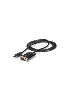 Cable usb tipo a a rs232 db9 startech 1.8m - macho - hembra - negro