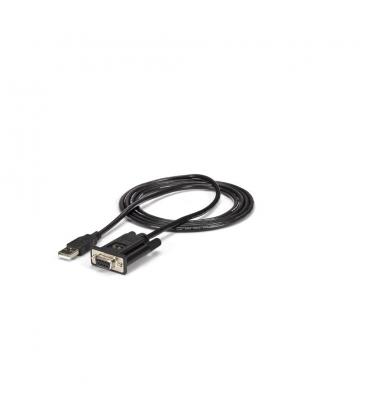 Cable usb tipo a a rs232 db9 startech 1.8m - macho - hembra - negro