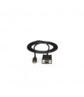 Cable usb tipo a a rs232 db9 startech 1.8m - macho - hembra - negro