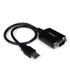 Cable usb tipo a a rs232 db9 startech 0.3m - macho - macho - negro