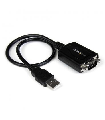 Cable usb tipo a a rs232 db9 startech 0.3m - macho - macho - negro