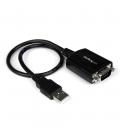 Cable usb tipo a a rs232 db9 startech 0.3m - macho - macho - negro