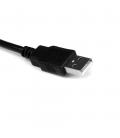 Cable usb tipo a a rs232 db9 startech 0.3m - macho - macho - negro