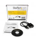 Cable usb tipo a a rs232 db9 startech 0.3m - macho - macho - negro