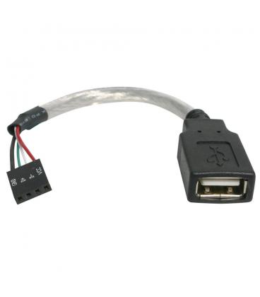 Cable usb tipo a a idc4 startech 0.15m - hembra - hembra