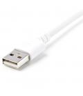Cable lightning a usb tipo a startech 1m - macho - macho - blanco