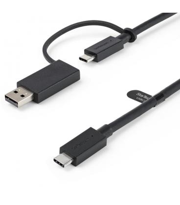 Cable usb tipo c a usb tipoa - usb tipo c startech 1m - macho - macho - negro