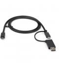 Cable usb tipo c a usb tipoa - usb tipo c startech 1m - macho - macho - negro