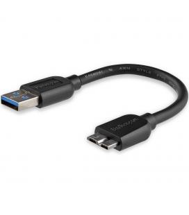 Cable usb tipo a a micro usb tipo b startech 0.15m - macho - macho - negro