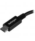 Cable usb tipo c a usb tipo a startech 0.15m - macho - hembra - negro