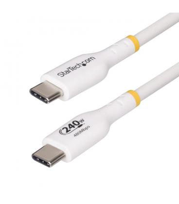 Cable usb tipo c startech 2m - macho - macho - blanco