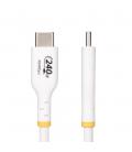 Cable usb tipo c startech 1m - macho - macho - blanco