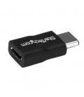 Adaptador usb tipo c a micro usb startech macho - hembra - negro