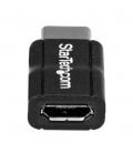 Adaptador usb tipo c a micro usb startech macho - hembra - negro