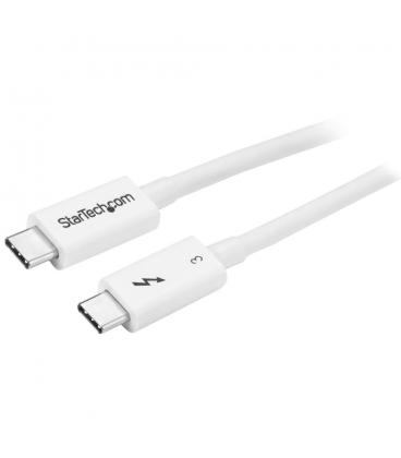 Cable usb tipo c startech 0.5m - macho - macho - blanco