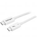 Cable usb tipo c startech 0.5m - macho - macho - blanco