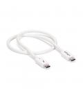 Cable usb tipo c startech 0.5m - macho - macho - blanco