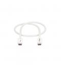 Cable usb tipo c startech 0.5m - macho - macho - blanco