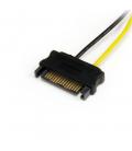 Cable 2x sata a pci express 6 pines startech 0.152m
