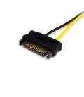 Cable 2x sata a pci express 8 pines startech 0.15m