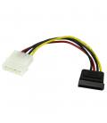 Adaptador lp4 a sata startech 0.15m - hembra - macho