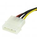 Adaptador lp4 a sata startech 0.15m - hembra - macho