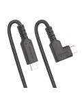 Cable usb tipo c startech 1m - macho - macho - negro