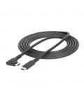 Cable usb tipo c startech 2m - macho - macho - negro