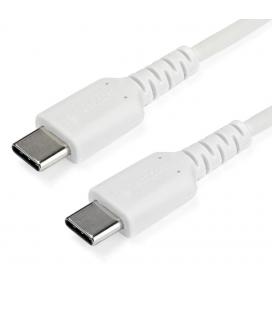 Cable usb tipo c startech 1m - macho - macho - blanco
