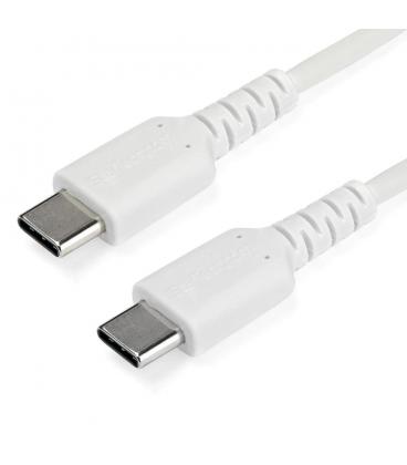 Cable usb tipo c startech 1m - macho - macho - blanco