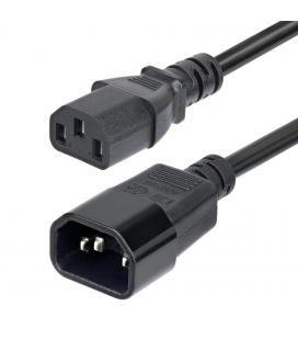 Cable c14 a c13 startech 4.5m - macho - hembra - negro