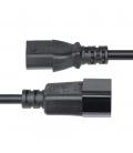 Cable c14 a c13 startech 4.5m - macho - hembra - negro