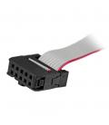 Placa para ranura serie m 9 pines startech a idc 10 pines macho - hembra