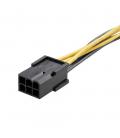 Cable 6 pines a 8 pines startech hembra - macho